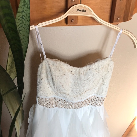 Papaya Mini Ruffle Dress - Picture 5 of 5